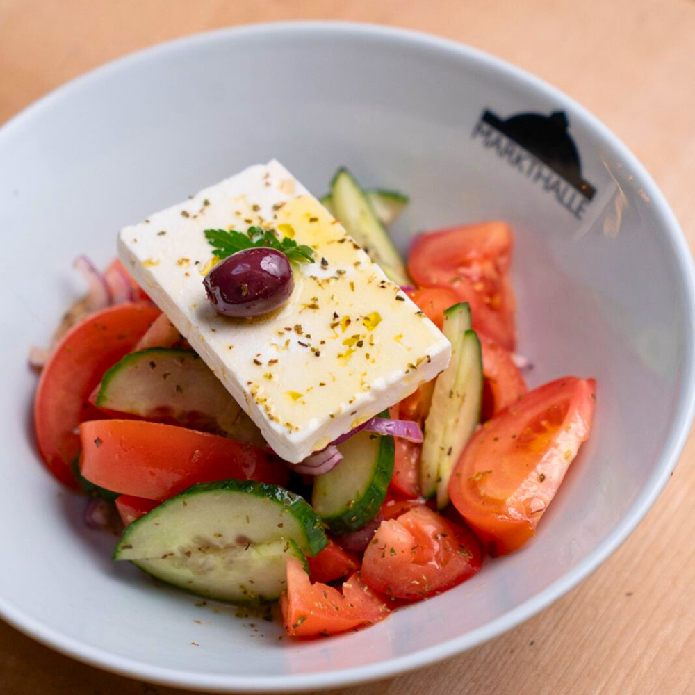 Meze Mix 3 Stk - Griechische Vorspeisen mit Tirokauteri, Dakos und Oliven